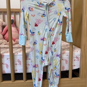 Posh Peanut Disney Princess Ariel and Friends One Piece Pajamas
